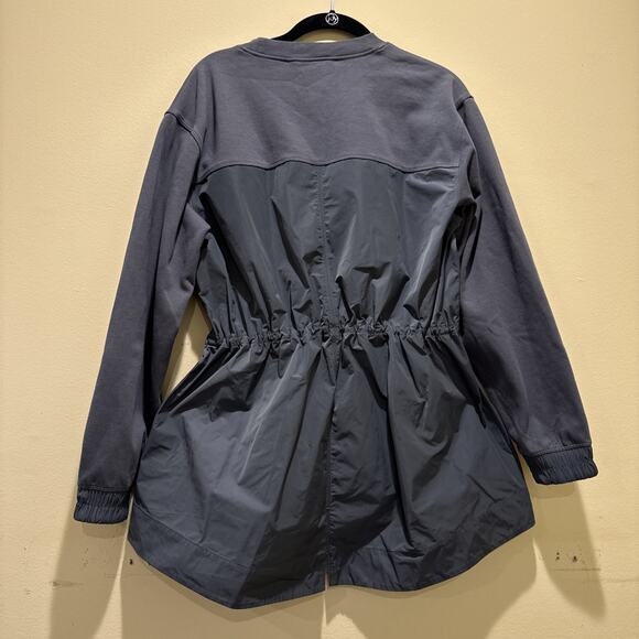 ATHLETA Women’s Sweatshirt Triumph Hybrid Crewneck Size M Forest Green - Picture 8 of 10